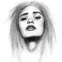 Belle découverte. Fine Arts, Drawing, Artistic Drawing, Portrait Drawing, Realistic Drawing, and Traditional illustration project by Valérie Douau - 02.16.2025