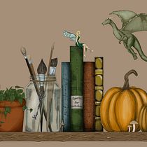 The Secret Garden. Digital Illustration, Digital Painting, Drawing, Traditional illustration, Naturalistic Illustration, and Realistic Drawing project by Minna Beauchamp - 02.17.2025