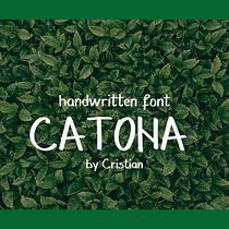 Catona - the font. Een project van  Ontwerp, Grafisch ontwerp, T, pografie, T y pografisch ontwerp van Cristian Catona - 17.02.2025
