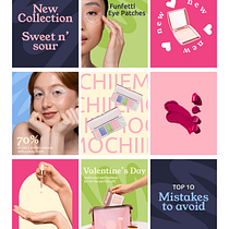 K-Beauty Insta Feed. Un progetto di Br, ing, Br, identit, Design, Design di loghi, Graphic design, Design tipografico e Tipografia di Alícia García - 17.02.2025
