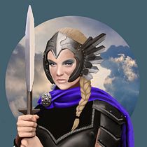 VALKYRIE. Een project van Ontwerp van personages, Digitale tekening, Digitale illustratie y  Digitaal schilderij van David Roi Corral Naveira - 18.02.2025