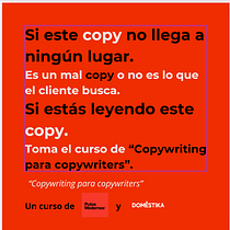 Copywriting para copywriters, un curso para promocionar el curso. Un progetto di Pubblicità, Comunicazione, Cop, writing, Stor e telling di Miguel Alejandro Mendoza Rangel - 19.02.2025