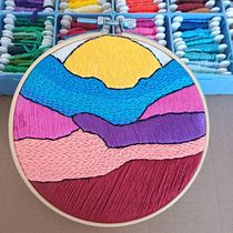Deserto alegre . Un projet de Broderie, Illustration traditionnelle , et Design textile de giselle nascimento - 23.02.2025