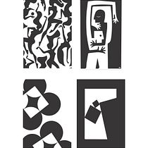 Experimental Shapes poster Designer . Un proyecto de Diseño y Diseño gráfico de xxkalet - 23.02.2025