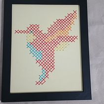 Beija-flor encantado . Arts, Crafts, Fine Arts, Embroider, and Textile Design project by giselle nascimento - 02.23.2025