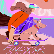 Find your balance Ein Projekt aus dem Bereich Design von Figuren, Digitale Illustration, Digitale Malerei und Traditionelle Illustration von hello - 25.02.2025