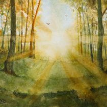 Morning Light. Watercolor Painting project by David Brinker - 02.28.2025