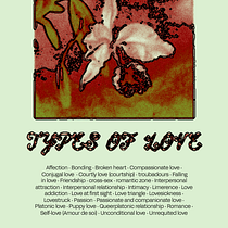 Plakat über verschiedene Arten von Liebe. Design, Design gráfico, Gestão de design, e Teoria da cor projeto de meyer_annalena99 - 28.02.2025