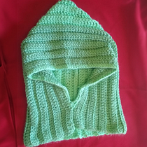 Scoodie. Crochet, Fashion Design, Fiber Arts, and Textile Design project by jlodreman - 02.28.2025