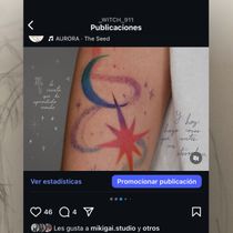 Estrellas a color . Digital Drawing, Digital Illustration, Drawing, Traditional illustration, and Tattoo Design project by Cedy Iberri - 03.01.2025