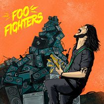 Ilustración Dave Grohl - Foo Fighters. Desenho digital, Ilustração tradicional e Ilustração digital projeto de Sebastian Aponte - 03.03.2025