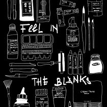 Feel in the blanks. Creativit, Drawing, Pencil Drawing, and Sketchbook project by g_l_o - 03.03.2025