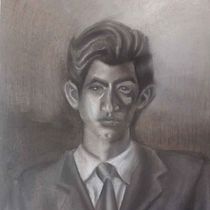AUTORETRATO. Fine Arts, Drawing, Portrait Drawing, Realistic Drawing, and Traditional illustration project by themisteridea - 03.10.2025