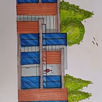 Proyecto Render. Un progetto di Illustrazione architettonica, Architettura, Disegno, Interior design e Bozzetti di Mayra Gamarra Contreras - 10.03.2025
