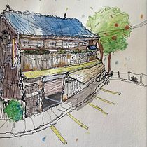 The Neighborhood Workshop Ein Projekt aus dem Bereich Architektonische Illustration, Zeichnung, Illustration mit Tinte, Sketchbook und Skizzenentwurf von Guillaume Bronsard - 13.03.2025