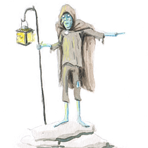 The Procession of the Dead Ein Projekt aus dem Bereich Design von Figuren, Zeichnung, Malerei, Bleistiftzeichnung und Aquarellmalerei von jutta_loeffler - 17.03.2025