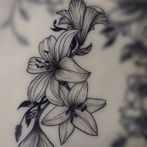 Proyecto final ¨LILIUM¨. Un progetto di Design di tatuaggi e Illustrazione tradizionale di trinidadr2017 - 18.03.2025