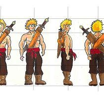 Experiencia con mi personaje con la fig. humana Ein Projekt aus dem Bereich Design von Figuren, Comic, Anatomische Zeichnung, Bleistiftzeichnung und Traditionelle Illustration von Carlos Andres Lis - 19.03.2025