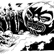 Papá Pupusa . Fine Arts, Comic, Traditional illustration, Painting & Ink Illustration project by roberts_a_charlie - 03.19.2025