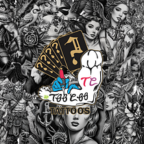 TOO COO TATTOOS: A Tattoo Design Identity & Branding Project. Un progetto di Br, ing, Br, identit, Graphic design, Design per i social network e Web design di Vuyo Mei - 20.03.2025