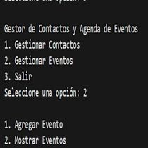 Gestión Eficaz de Contactos y Eventos con Python. Un projet de Développement web , et Programmation de Catalina Espinoza - 20.03.2025