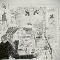 My teacher Ein Projekt aus dem Bereich Architektur, Zeichnung, Traditionelle Illustration und Architektonische Illustration von Eszter Grósz - 22.03.2025