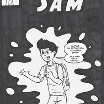 SAM (Portada alternativa). Comic, Traditional illustration & Ink Illustration project by Pablo Quintana - 03.23.2025