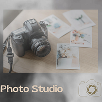 Photo Studio. Un progetto di Br, ing, Br, identit, Graphic design, Design per i social network e Web design di valm_paola - 24.03.2025