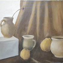 Final project for oil painting. Fine Arts, Painting, and Oil Painting project by Duta Raluca - 03.27.2025