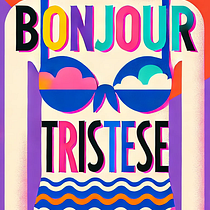 Capa para livro "Bonjour, Tristesse". Editorial Design project by Marina Barros - 03.27.2025