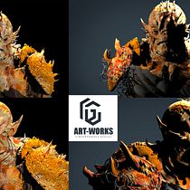 Monster Abyss. Een project van 3D, 3D-karakterontwerp y  3D-modellering van cristianoghelli - 31.03.2025