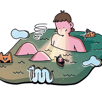 Learn something new about yourself. Editorial Design, Editorial Illustration, Digital Illustration, and Children's Illustration project by Paula Zambelli - 04.01.2025