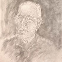 Autorretrato en grafito. Projekt z dziedziny  Sztuki piękne, R, sunek ołówkiem i Portret użytkownika Raúl Ignacio Leiva Lobos - 01.04.2025