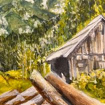"Isolation". Fine Arts, Painting, Watercolor Painting, and Creativit project by gmveith - 04.02.2025