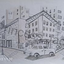 My project for course. Architectural Illustration, Drawing, Traditional illustration, Ink Illustration, and Sketching project by Princess Jade Bryant - 04.02.2025