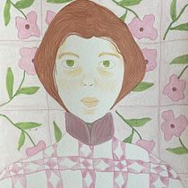 Progetto finale: ritratti a guache ricchi di motivi e texture. Een project van Schilderen met gouache, Schilderij y  Portrettekening van albotteghino23 - 02.04.2025