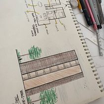 TRABALHO FINAL - DESENHO ARQUITETÔNICO: DA IMAGINAÇÃO A CONCEITUALIZAÇÃO. Architectural Illustration, Architecture, Drawing, and Sketching project by _thaisrafaelle_ - 04.02.2025
