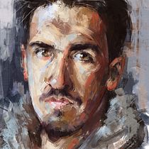 Autorretrato digital de estilo tradicional con Photoshop. Digital Illustration, Digital Painting, and Traditional illustration project by Daniel Ricardo Gutierrez Buitrago - 04.03.2025