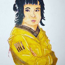Rose Tico - Star Wars. Desenho de retrato, Desenho, e Cinema projeto de McKenzie Rose - 07.04.2025