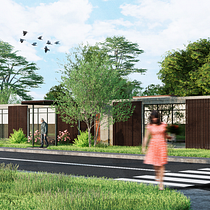 Mi proyecto del curso. Een project van  Architecturale illustratie, Architectuur, Architecturale visualisatie, Digitale architectuur y Digitale illustratie van Fabio Saravia - 08.04.2025