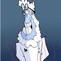 PF: Yeti cientifico "Dr. Blue Ice". Un projet de Dessin, Conception de personnages et Illustration traditionnelle de Fredy Roa - 09.04.2025