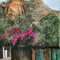 Paisajes de Tepoztlán. Fine Arts, Painting, and Watercolor Painting project by Raúl Tame Bárcenas - 04.12.2025