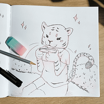 Creating a Tiger Character. Design de personagens, Ilustração infantil, Desenho com lápis de cor, Desenho, e Desenho a lápis projeto de akiesa - 12.04.2025
