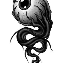 tatuaje de un ojo para antebrazo. Een project van Traditionele illustratie y  Tatoeageontwerp van Enrique Moreira Sepúlveda - 13.04.2025