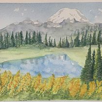 Proyecto final paisaje en acuarela. Fine Arts, Painting, and Watercolor Painting project by blanecuador - 04.16.2025