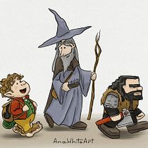 Hobbit, Wizard and Dwarf. Design de personagens, Desenho, Desenho anatômico e Ilustração tradicional projeto de Ana White - 17.04.2025