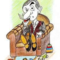 Mafia Child. Un projet de Dessin, Conception de personnages et Illustration traditionnelle de Steve Steve - 18.04.2025