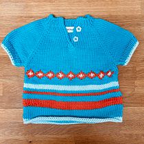 Mi Proyecto del curso: Tejido de prendas infantiles con raglán top down. Fashion Design, Fiber Arts, Knitting, and Textile Design project by Gabriela - 04.28.2025