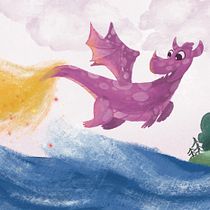 Dragosha Discovers Her Magic. Un proyecto de Ilustración infantil, Ilustración digital, Pintura digital y Álbum ilustrado						 de randommeryk - 29.04.2025