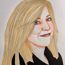 Robin . Desenho de retrato, Ilustração tradicional, e Pintura em aquarela projeto de Ashley Dowdy - 29.04.2025